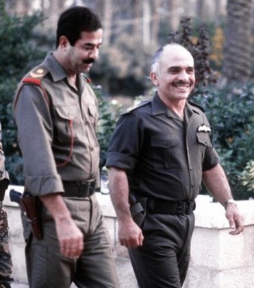 Image result for ‫تشویق صدام در اردن‬‎