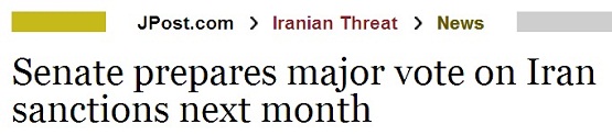 تلاش سنا برای تصویب تحریم‌های جدید علیه ایران تا یک ماه آینده