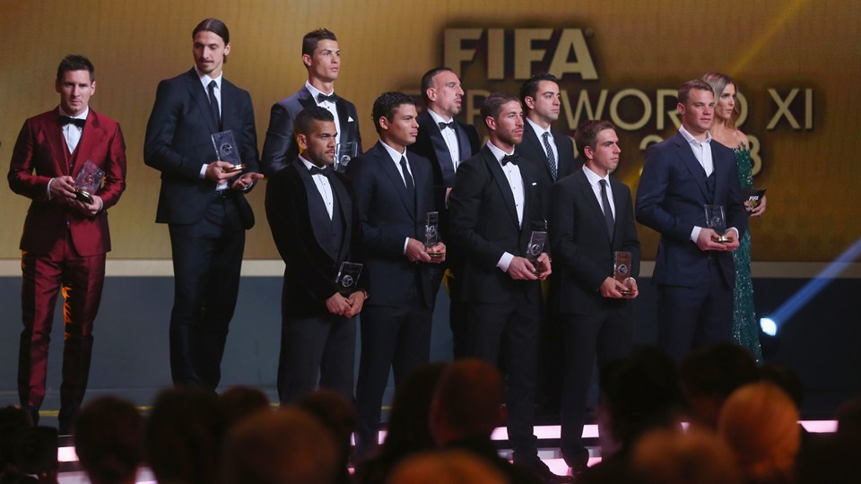 پخش زنده مراسم انتخاب برترین‌های فوتبال جهان