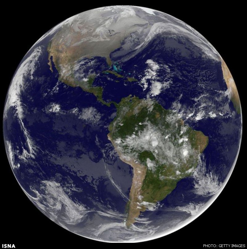 تصویر ناسا از حال و هوای زمین در روز کریسمس