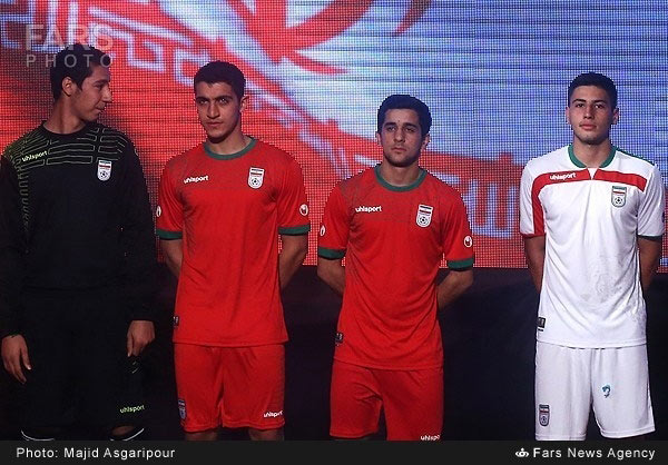 پیراهن تیم ملی ایران در ۴ دوره جام جهانی