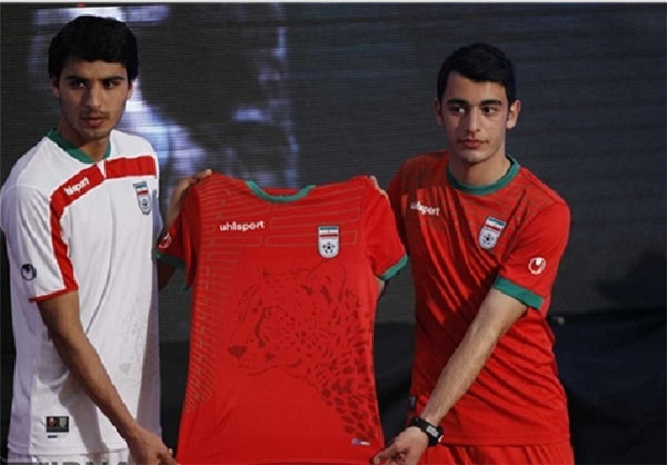 پیراهن تیم ملی ایران در ۴ دوره جام جهانی