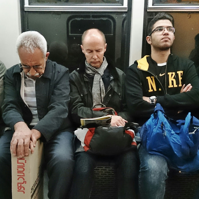 تهران گردی سفیر اروپایی با مترو