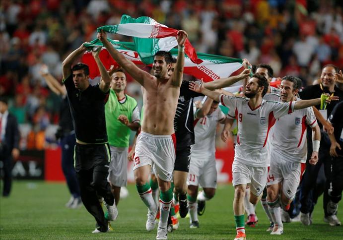 عکس/زیباترین صحنه صعود ایران به جام جهانی!
