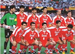 عکسی متفاوت از تیم ملی ایران در انتخابی جام جهانی 1998 عکسی متفاوت از تیم ملی ایران در انتخابی جام جهانی 1998