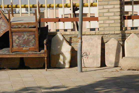 موزه فضای باز هگمتانه شرایط خوبی ندارد موزه فضای باز هگمتانه شرایط خوبی ندارد