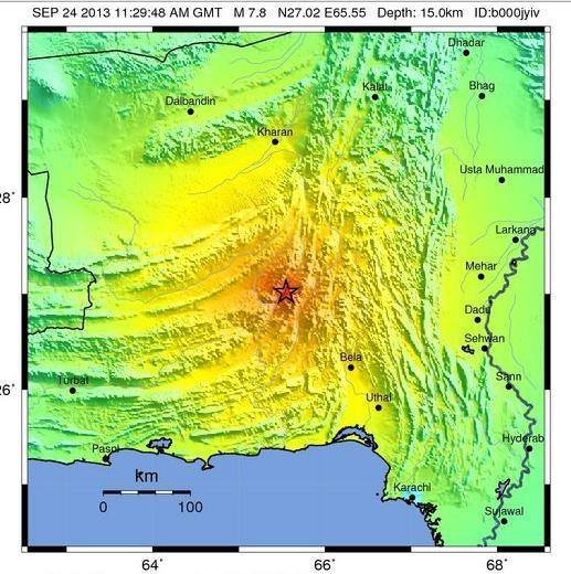 زلزله 7.8 ریشتری «بلوچستان» پاکستان را لرزاند