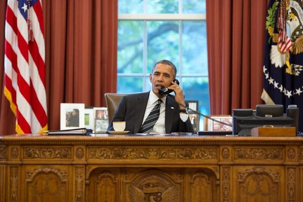 روحانی و اوباما در نیویورک بیست دقیقه با هم گفتگو کردند