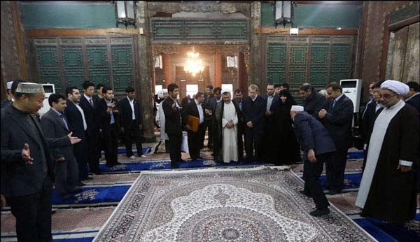 هدیه لاریجانی به مسجدی در چین
