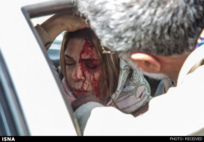 انتشار اولین عکس از گوهر خیراندیش در تصادف
