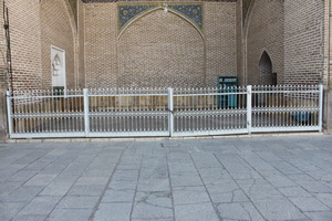 محراب تاریخی مسجد النبی قزوین تخریب شد