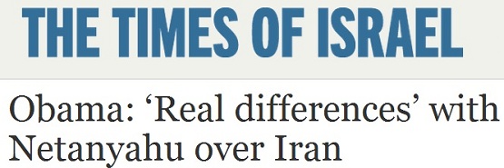 تأکید اوباما بر اختلاف‌نظر با نتانیاهو بر سر موضوع ایران