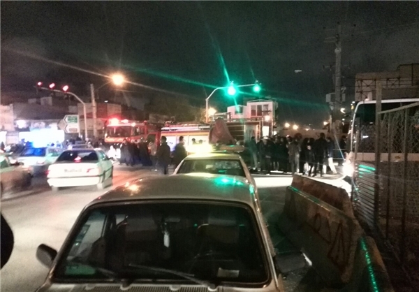 حادثه خونین بر اثر ریزش تونل قطار شهری مشهد