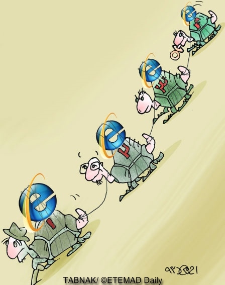 کاریکاتور/ همه نسل‌های اینترنت در ایران!