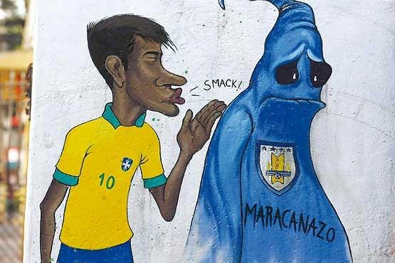 دیوارنگاری‌های برزیل در آستانه آغاز جام جهانی