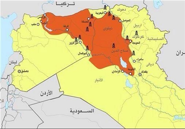 کنترل داعش بر مناطق نفت‌خیز شمال عراق