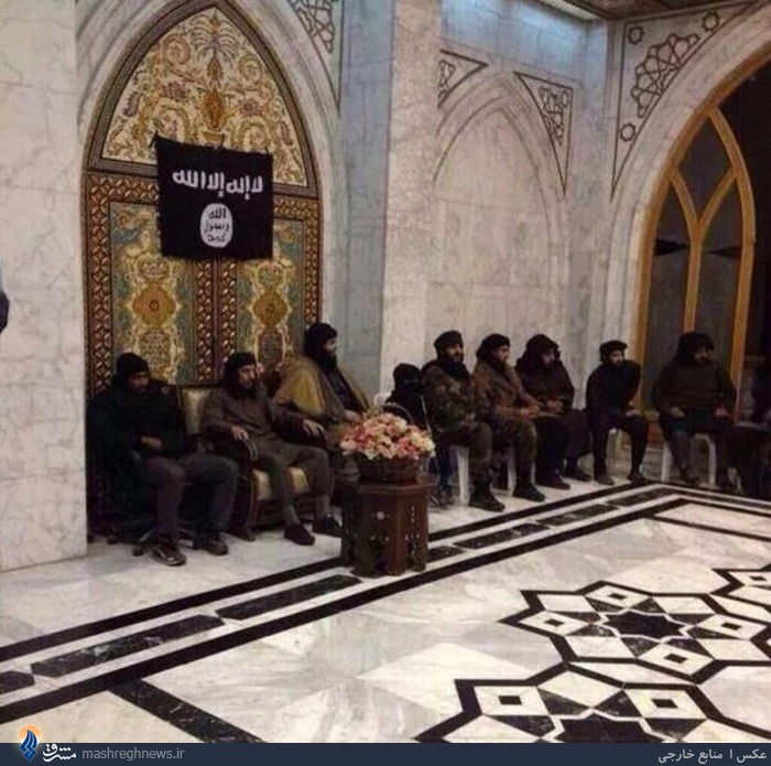 اولین عکس ابوبکرالبغدادی در کاخ خلافت