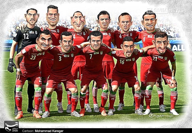 تیم ملی فوتبال ایران (کاریکاتور)