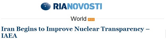 تأیید آغاز روند شفافیت‌سازی در برنامه هسته‌ای ایران از سوی آژانس