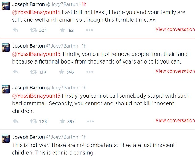 حمله بازیکن انگلیسی به هافبک اسرائیلی در توئیتر