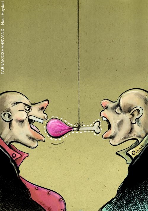 کارتون : تقسیم ناعادلانه ثروت