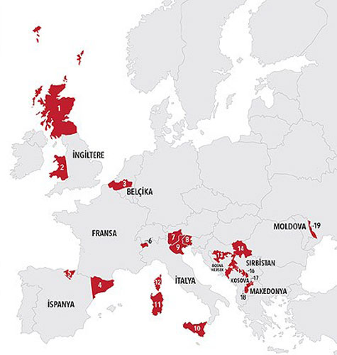 جزییاتی از نقشه جدایی طلبان اروپا