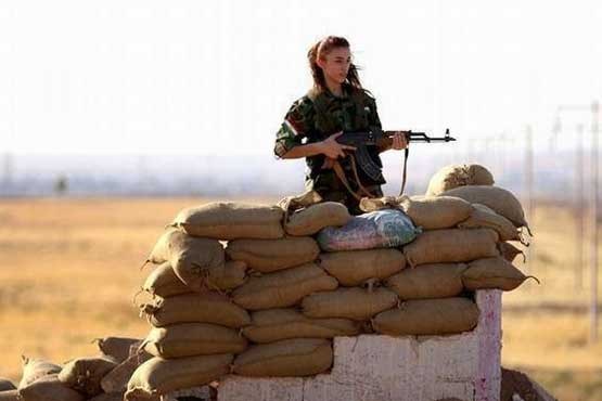 نبرد زنان کوبانی با داعش