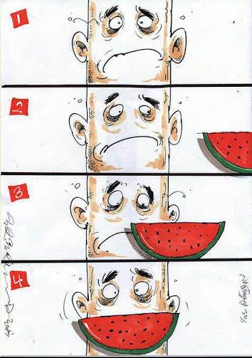 اثر پرمعنای کاریکاتوریست معروف ورزشی از شب یلدا