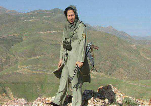 اولین زن محیطبان مسلح ایران