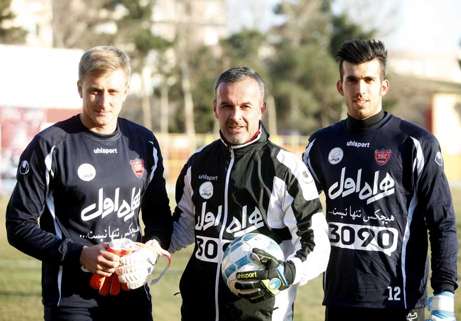 اولین تمرین گلر ازبکستانی با پرسپولیس