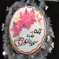 کیک مالی صورت عمران زاده در جشن تولد رحمتی+ عکس