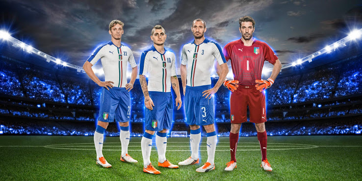 لباس تیم ملی ایتالیا برای یورو ۲۰۱۶