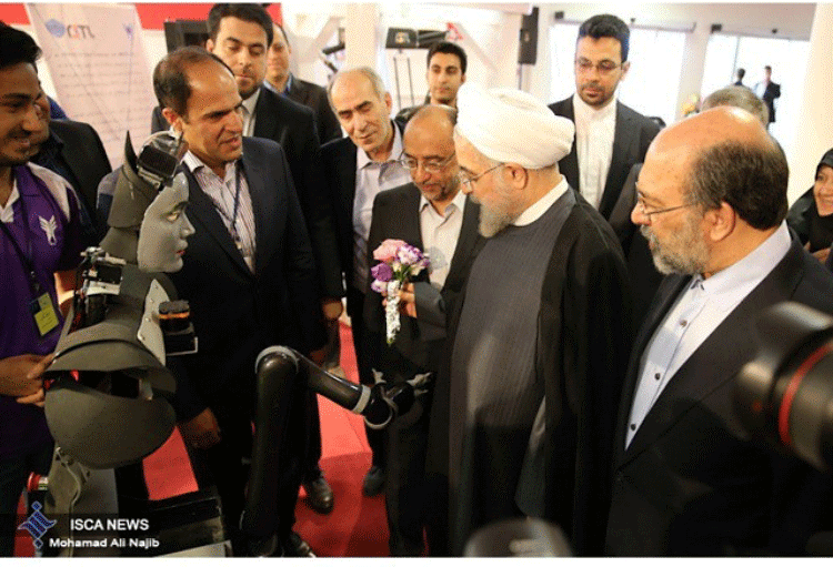 دسته گل رباتیک برای روحانی دسته گل رباتیک برای روحانی