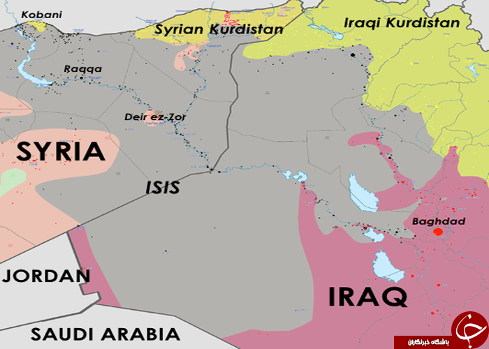 فاصله داعش از مرزهای ایران چقدر است؟