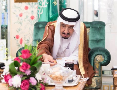 افطاری پادشاه عربستان سعودی
