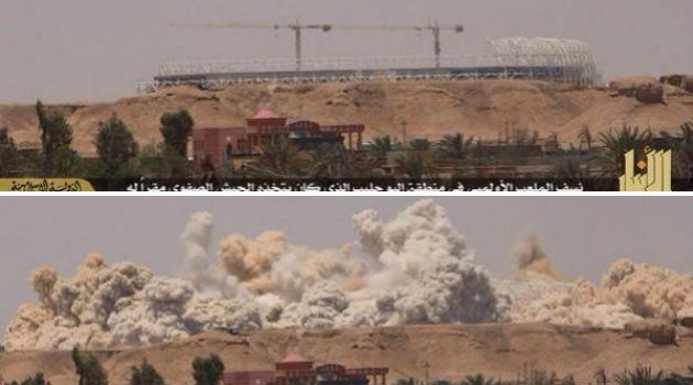 داعش یک ورزشگاه را در عراق منفجر کرد + عکس
