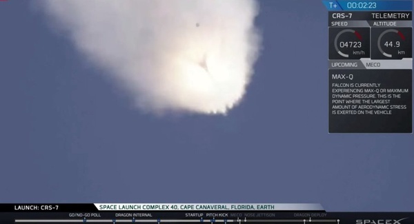 فضاپیمای حامل موادغذایی پس از پرتاب منفجر شد