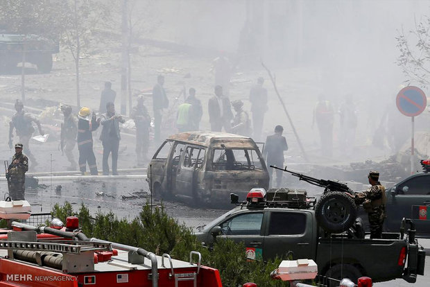 حمله انتحاری به خودروی ناتو در کابل