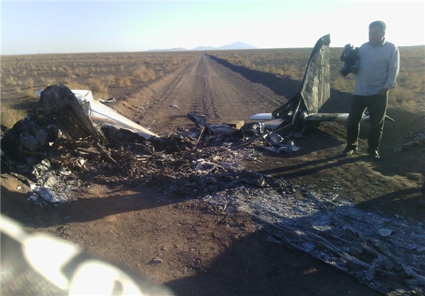 سقوط هواپیمای دونفره در استان سمنان