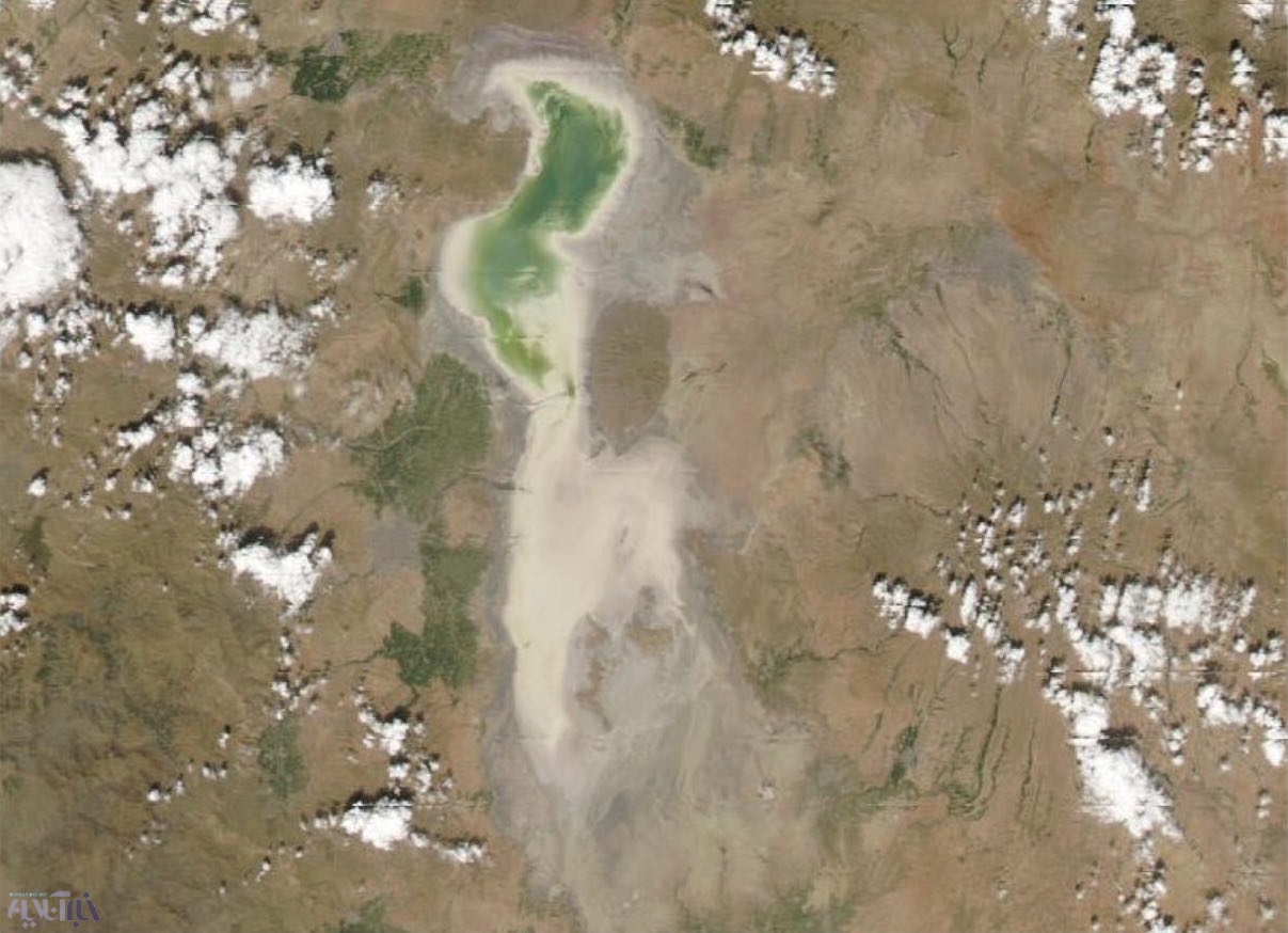 Image result for ?مقایسه نقشه دریاچه ارومیه?‎