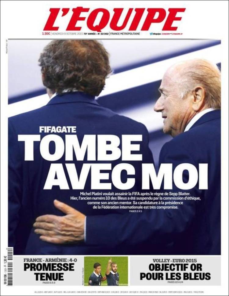 اکیپ فرانسه / جمعه 09 اکتبر 2015