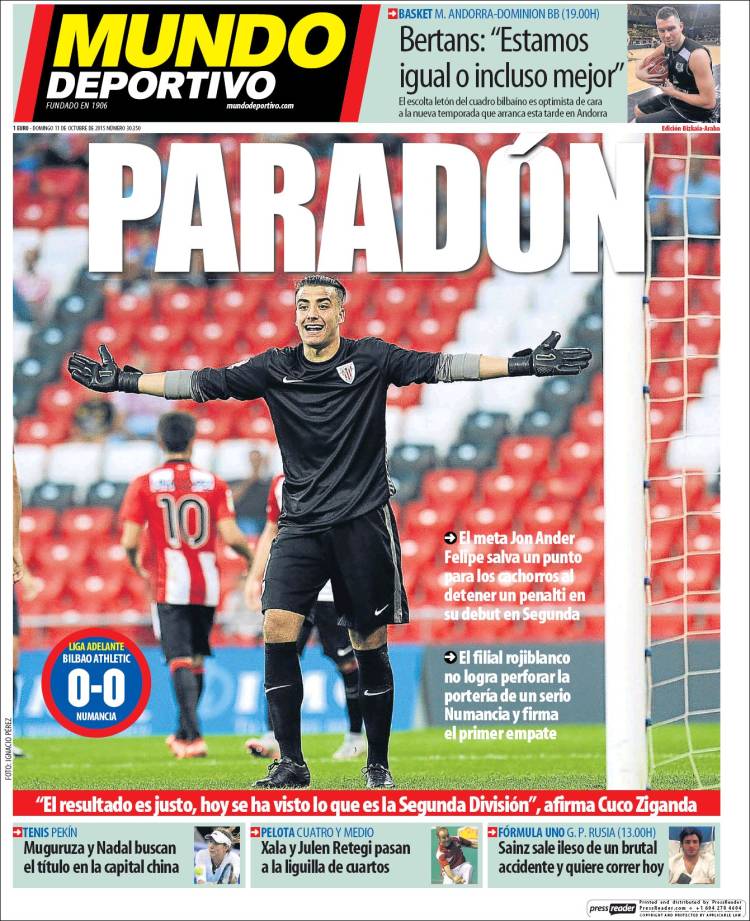 روزنامه های ورزشی اسپانیا / یک شنبه 11 اکتبر 2015