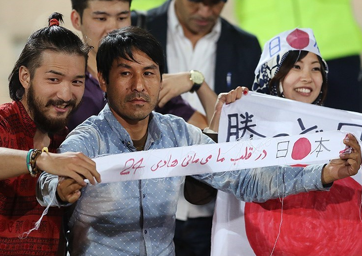 زیباترین تصویر بازی ایران - ژاپن