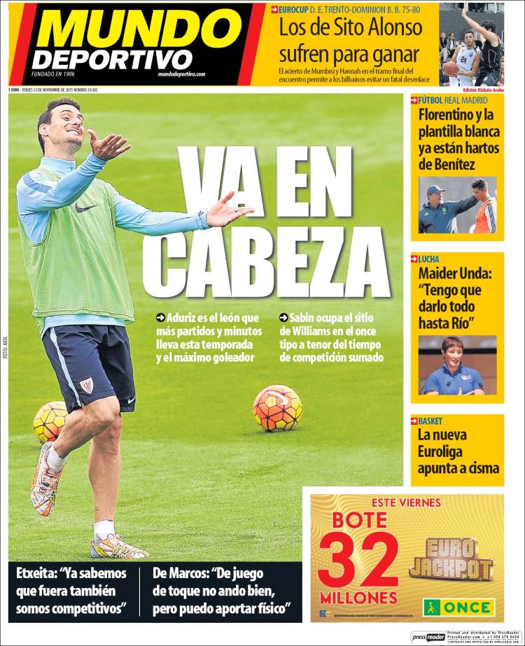 روزنامه های اسپانیا/ پنجشنبه 12 نوامبر