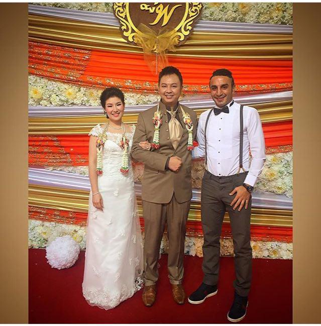 فوتبالیست مشهور ایران در عروسی تایلندی‌ها + عکس