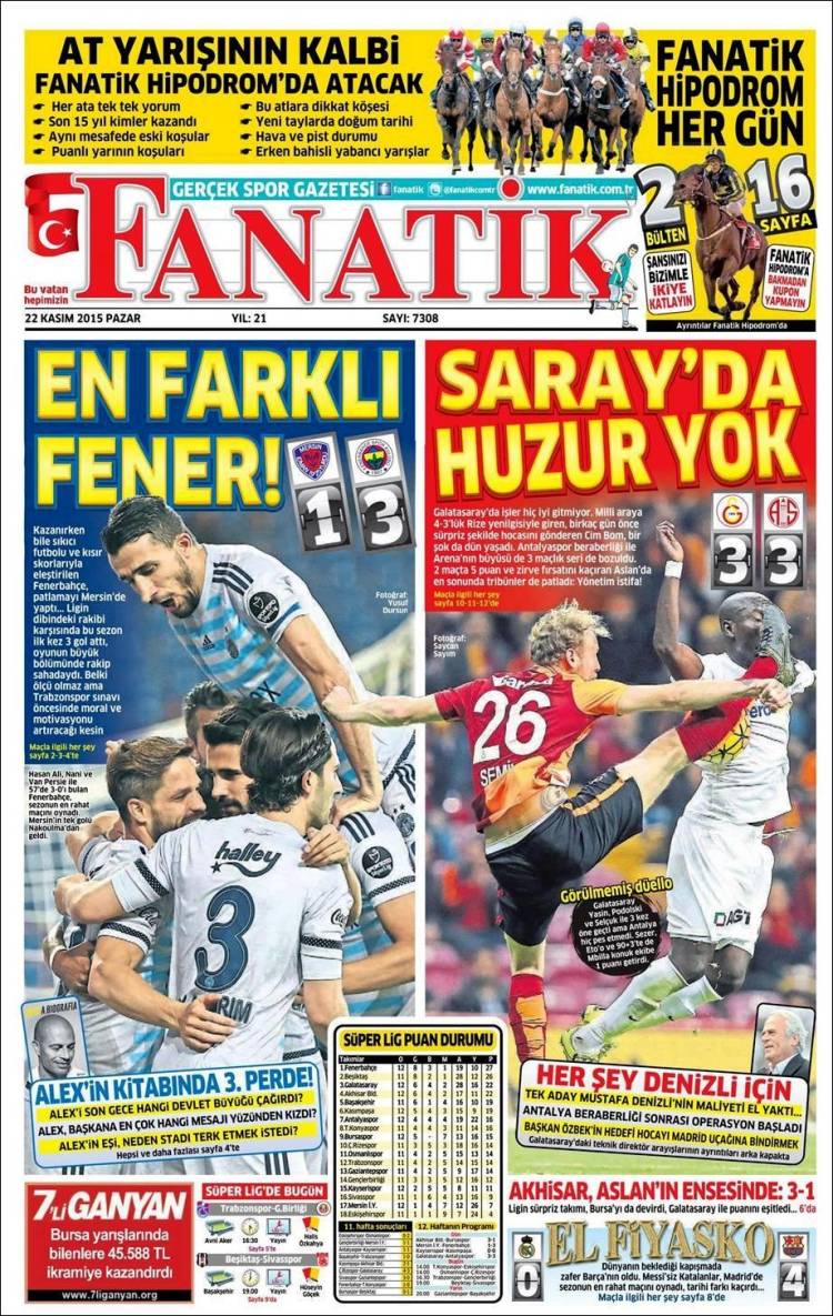 روزنامه های ترکیه/ یکشنبه 22 نوامبر