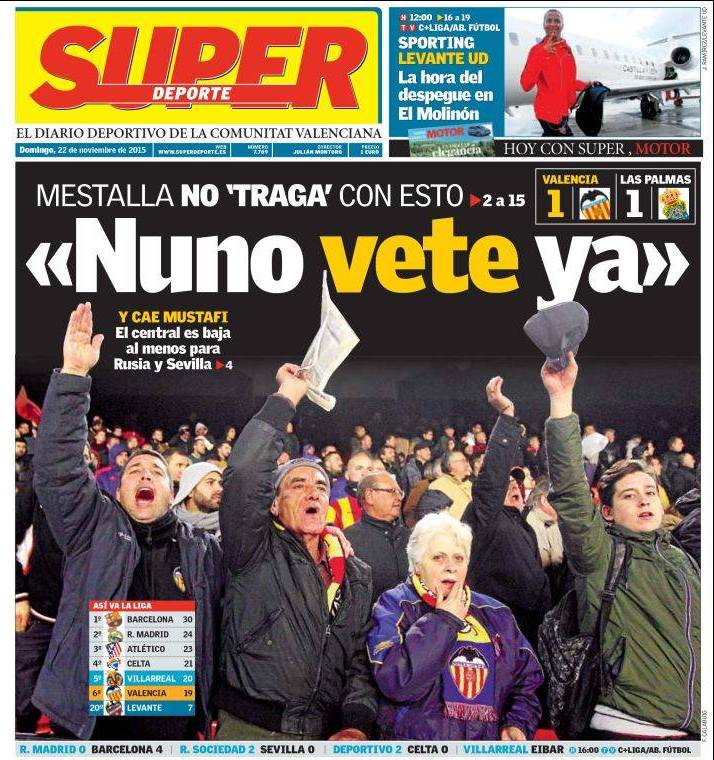 روزنامه های اسپانیا/ یکشنبه 22 نوامبر