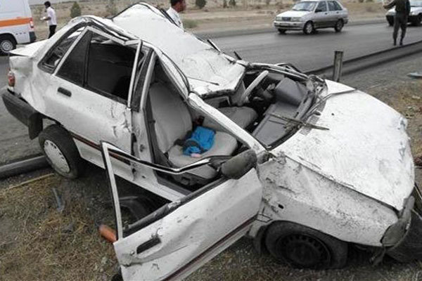۴ کشته در پی تصادف مرگ بار دو پراید در شیراز