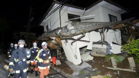 ۹ کشته و صدها زخمی در زلزله ۶.۵ ریشتری ژاپن