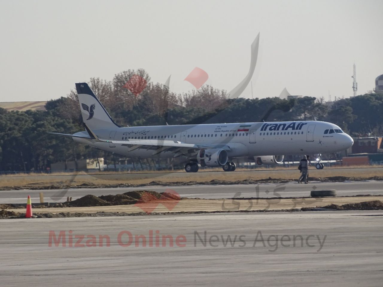 هواپیمای جدید ایرباس بر باند مهرآباد نشست